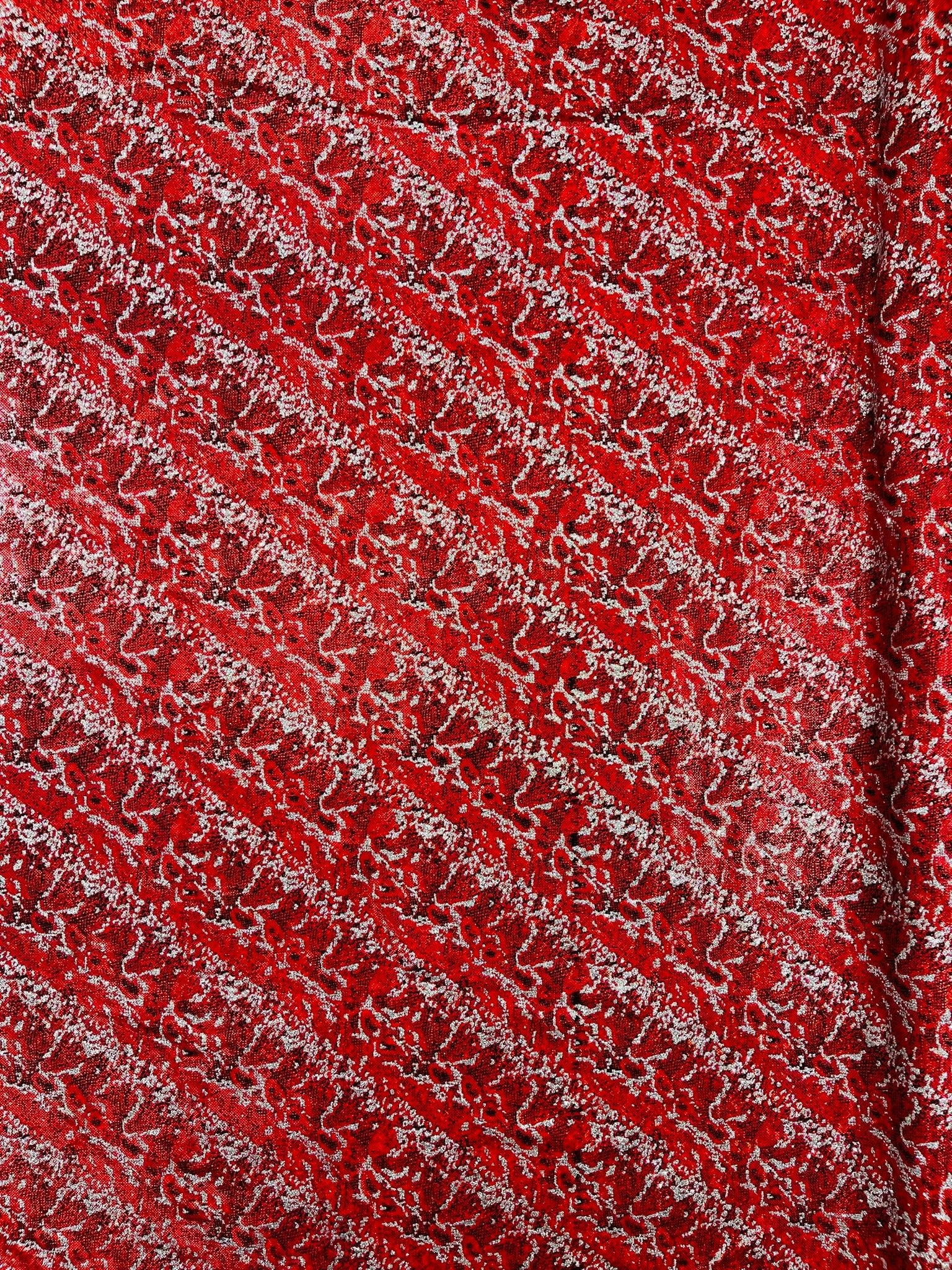 Snake Design Shattered Glass Nylon Spandex Fabric| New Creations Fabric & Foam Inc. - New Creations Fabric & Foam Inc