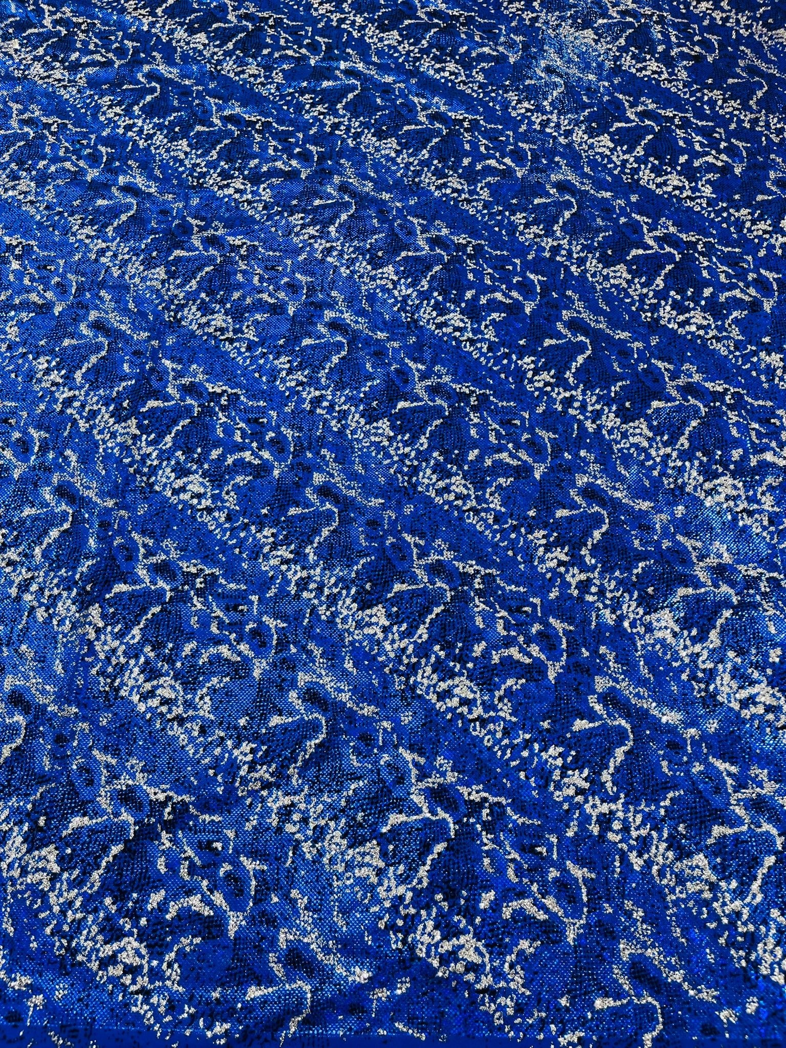 Snake Design Shattered Glass Nylon Spandex Fabric| New Creations Fabric & Foam Inc. - New Creations Fabric & Foam Inc