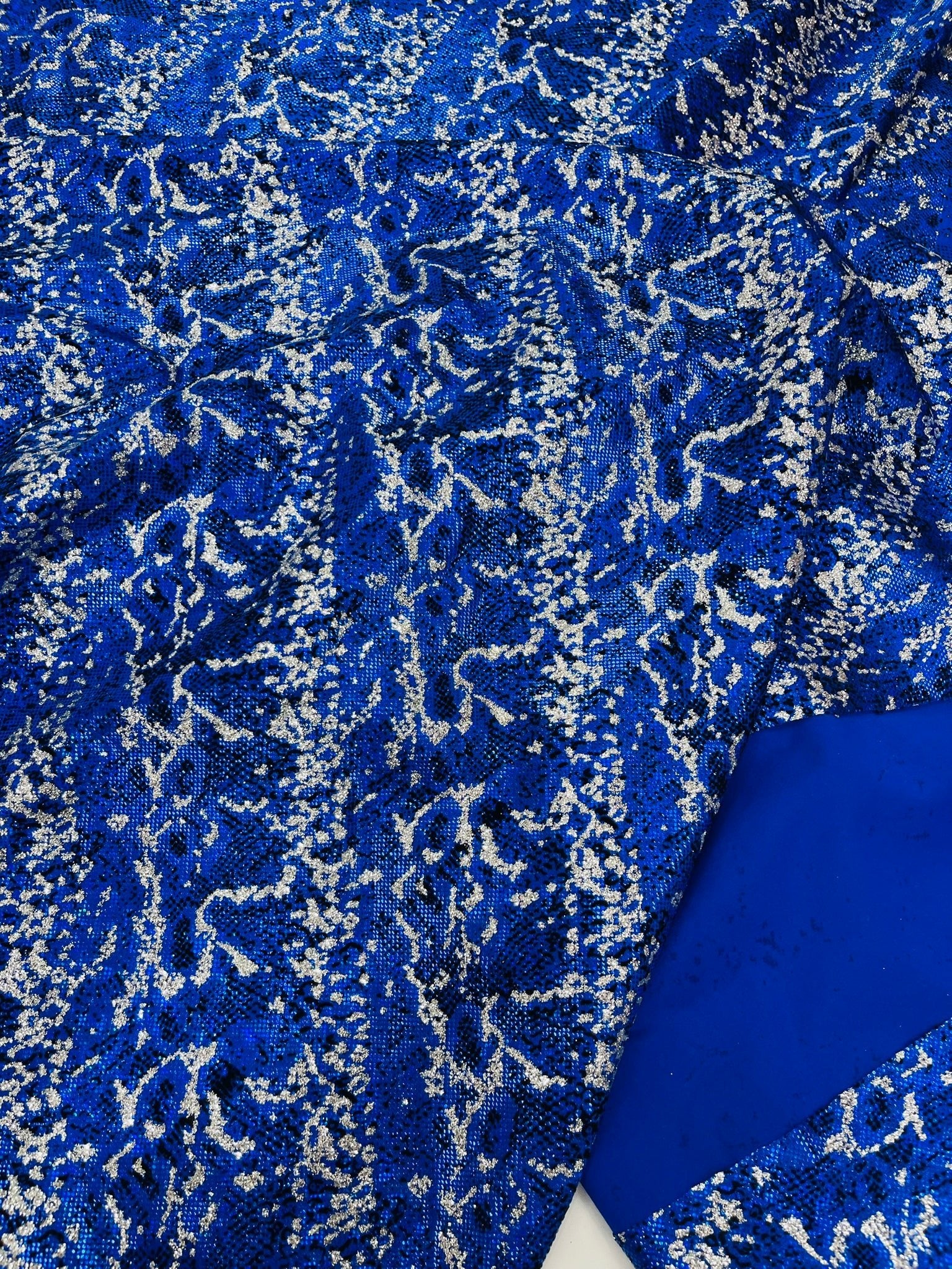 Snake Design Shattered Glass Nylon Spandex Fabric| New Creations Fabric & Foam Inc. - New Creations Fabric & Foam Inc