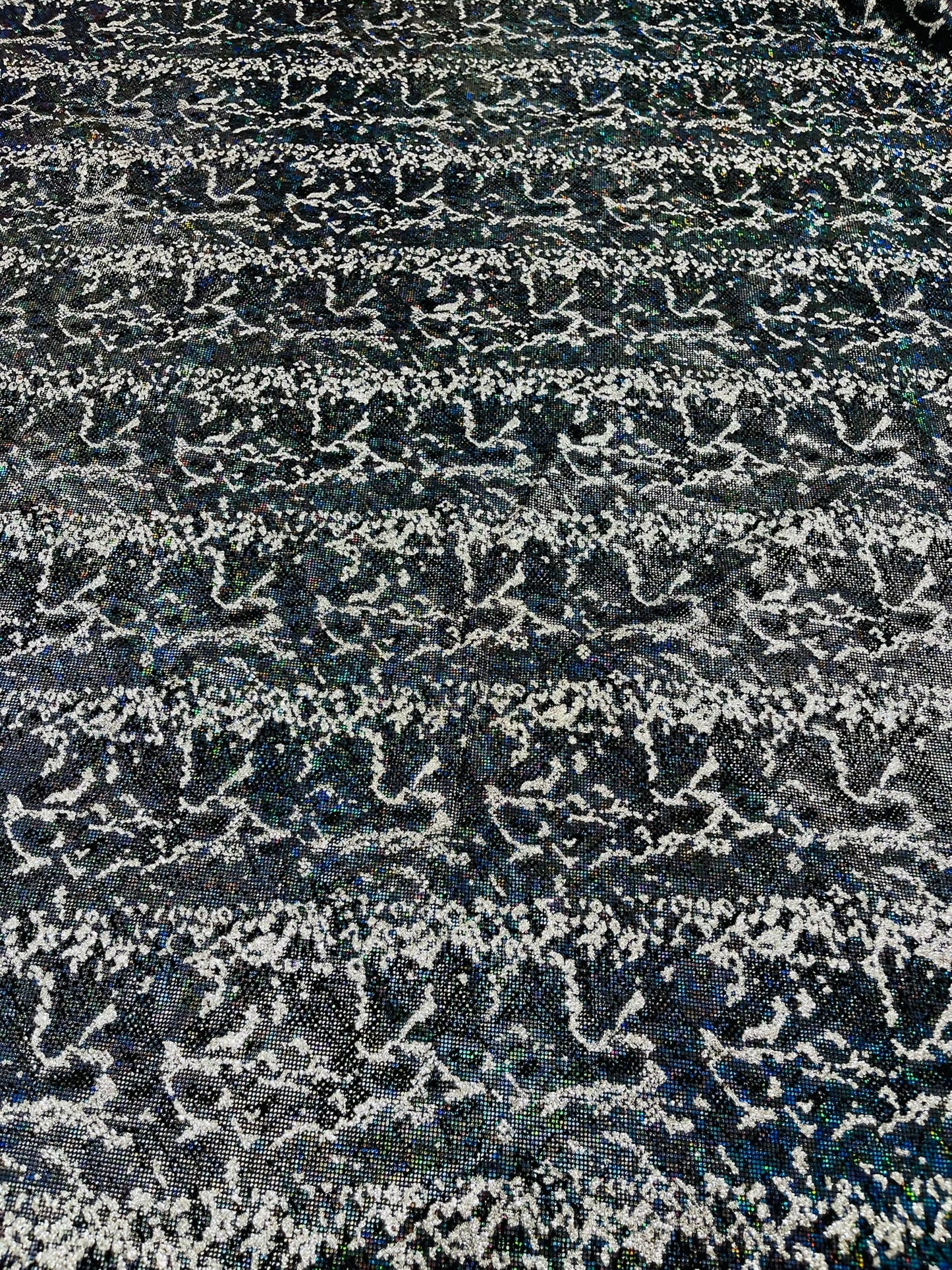 Snake Design Shattered Glass Nylon Spandex Fabric| New Creations Fabric & Foam Inc. - New Creations Fabric & Foam Inc