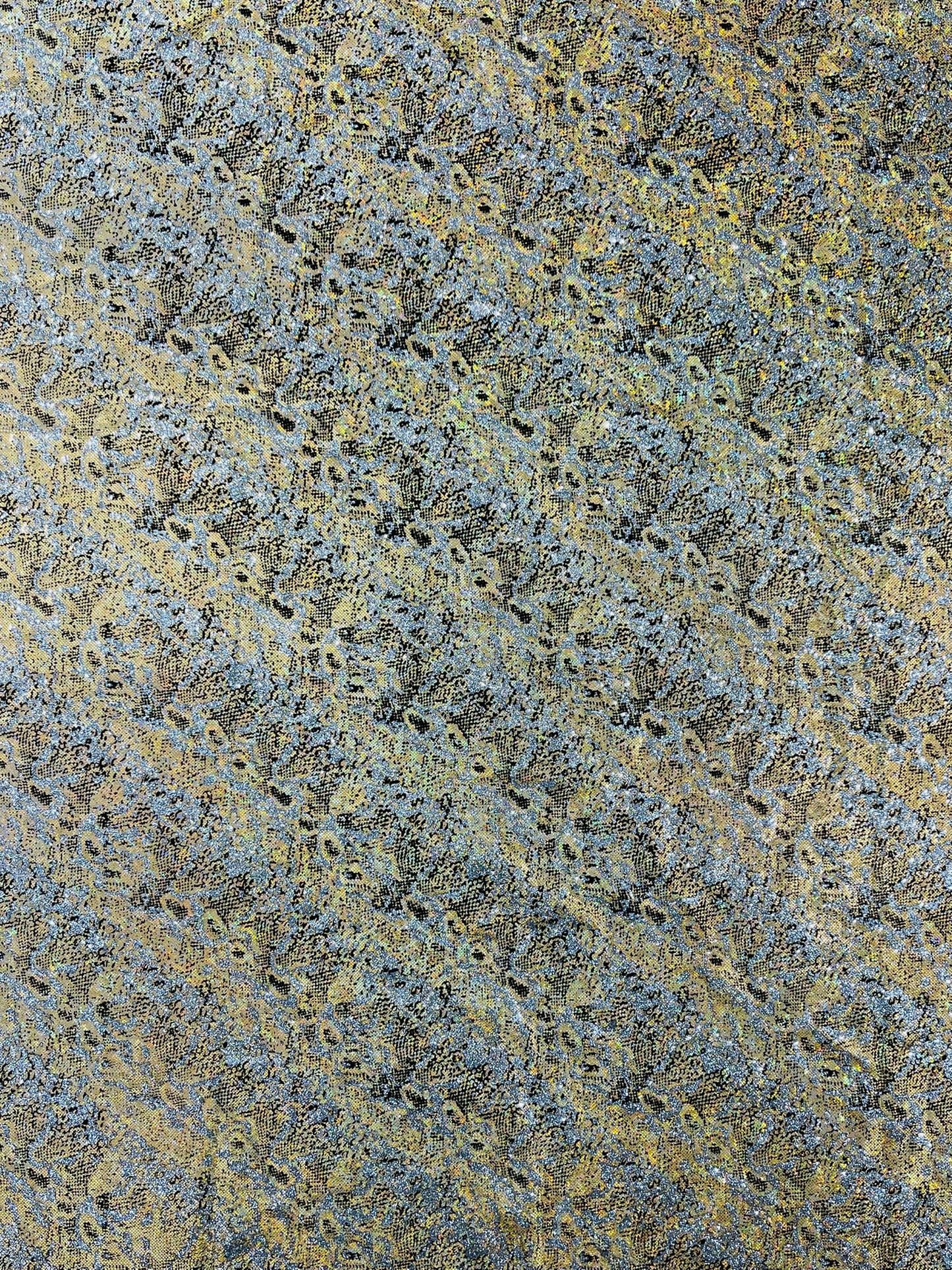 Snake Design Shattered Glass Nylon Spandex Fabric| New Creations Fabric & Foam Inc. - New Creations Fabric & Foam Inc
