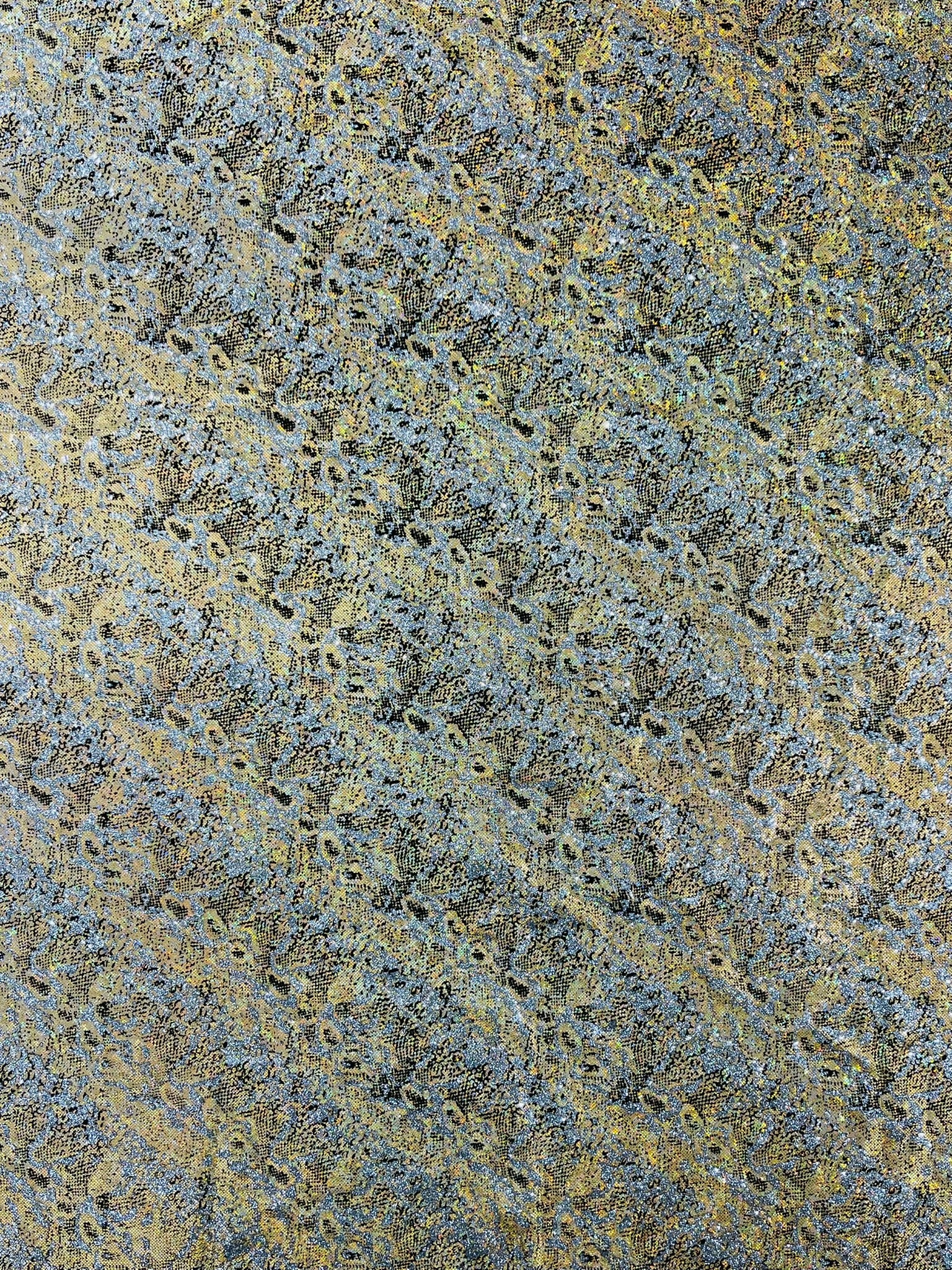 Snake Design Shattered Glass Nylon Spandex Fabric| New Creations Fabric & Foam Inc. - New Creations Fabric & Foam Inc