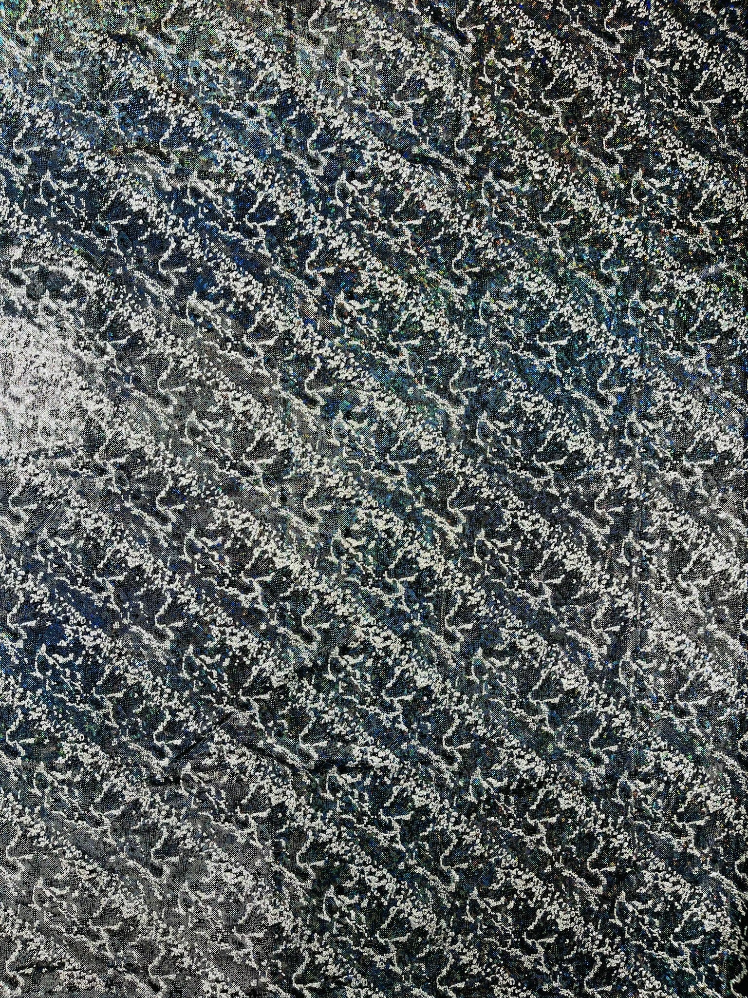 Snake Design Shattered Glass Nylon Spandex Fabric| New Creations Fabric & Foam Inc. - New Creations Fabric & Foam Inc