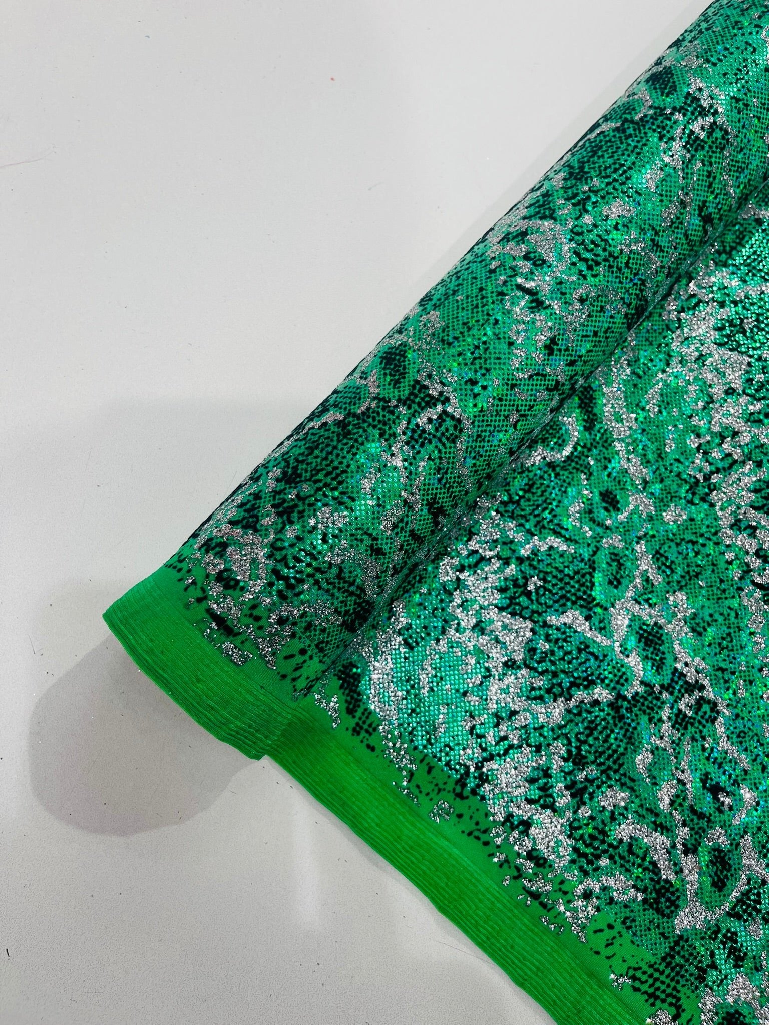 Snake Design Shattered Glass Nylon Spandex Fabric| New Creations Fabric & Foam Inc. - New Creations Fabric & Foam Inc