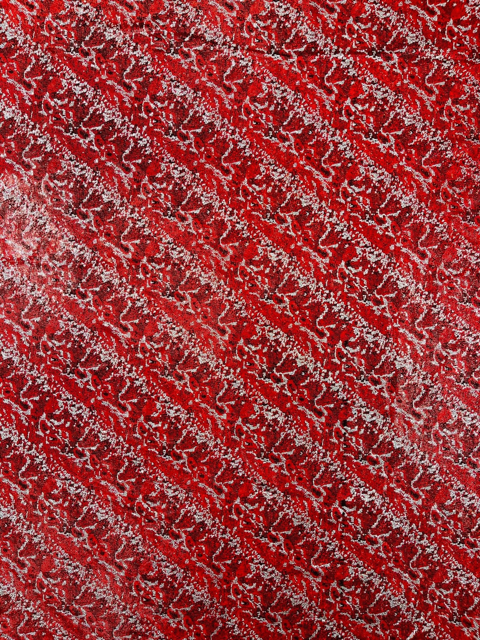 Snake Design Shattered Glass Nylon Spandex Fabric| New Creations Fabric & Foam Inc. - New Creations Fabric & Foam Inc