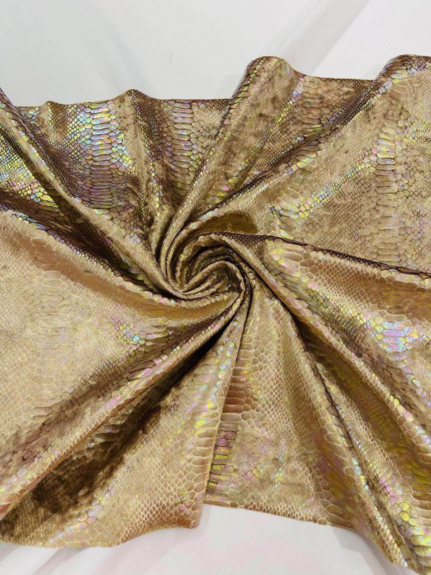 Snake foil stretch Velvet 58" Wide| New Creation Fabric & Foam. - New Creations Fabric & Foam Inc
