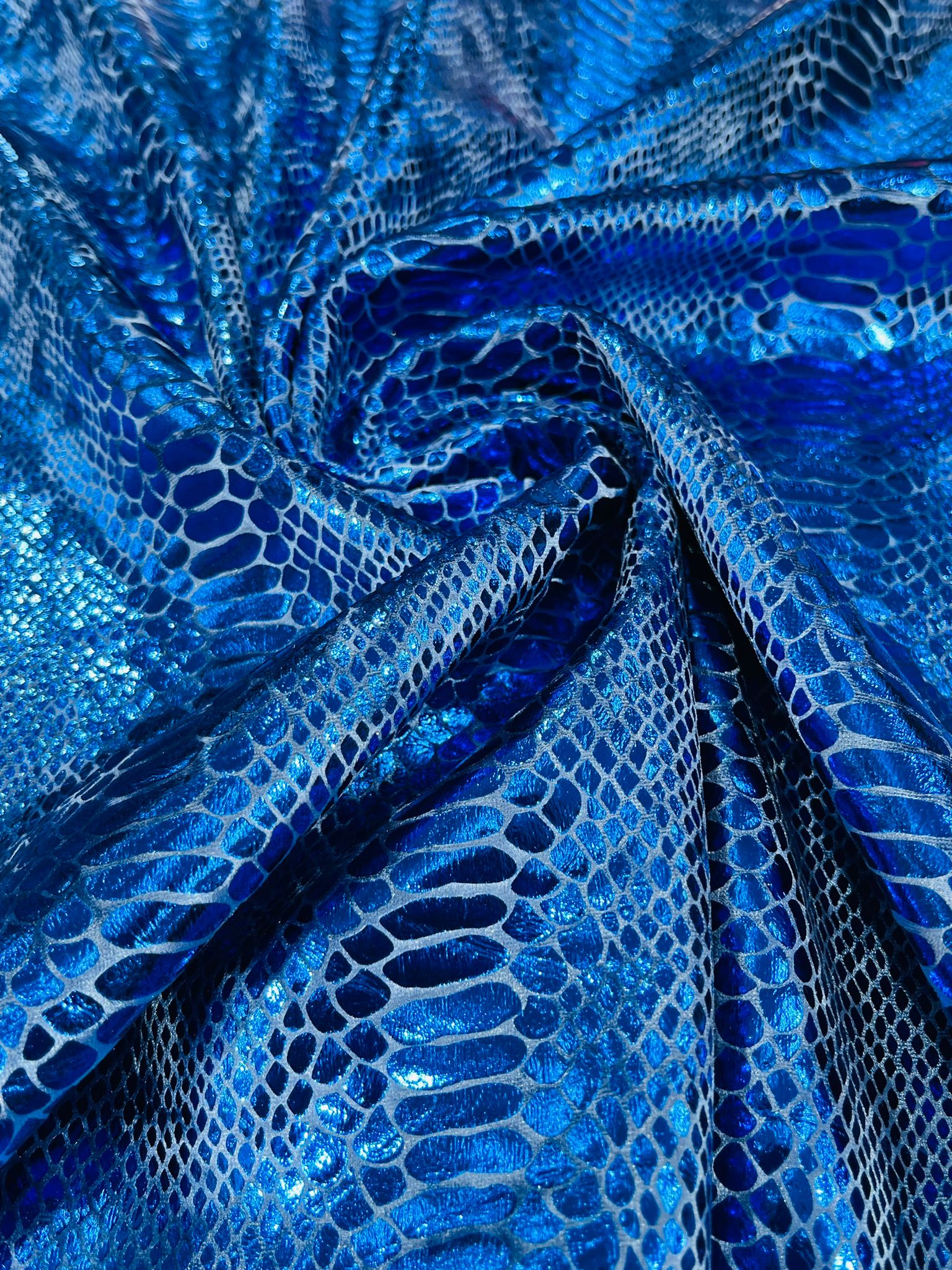 Snake foil stretch Velvet 58" Wide| New Creation Fabric & Foam. - New Creations Fabric & Foam Inc