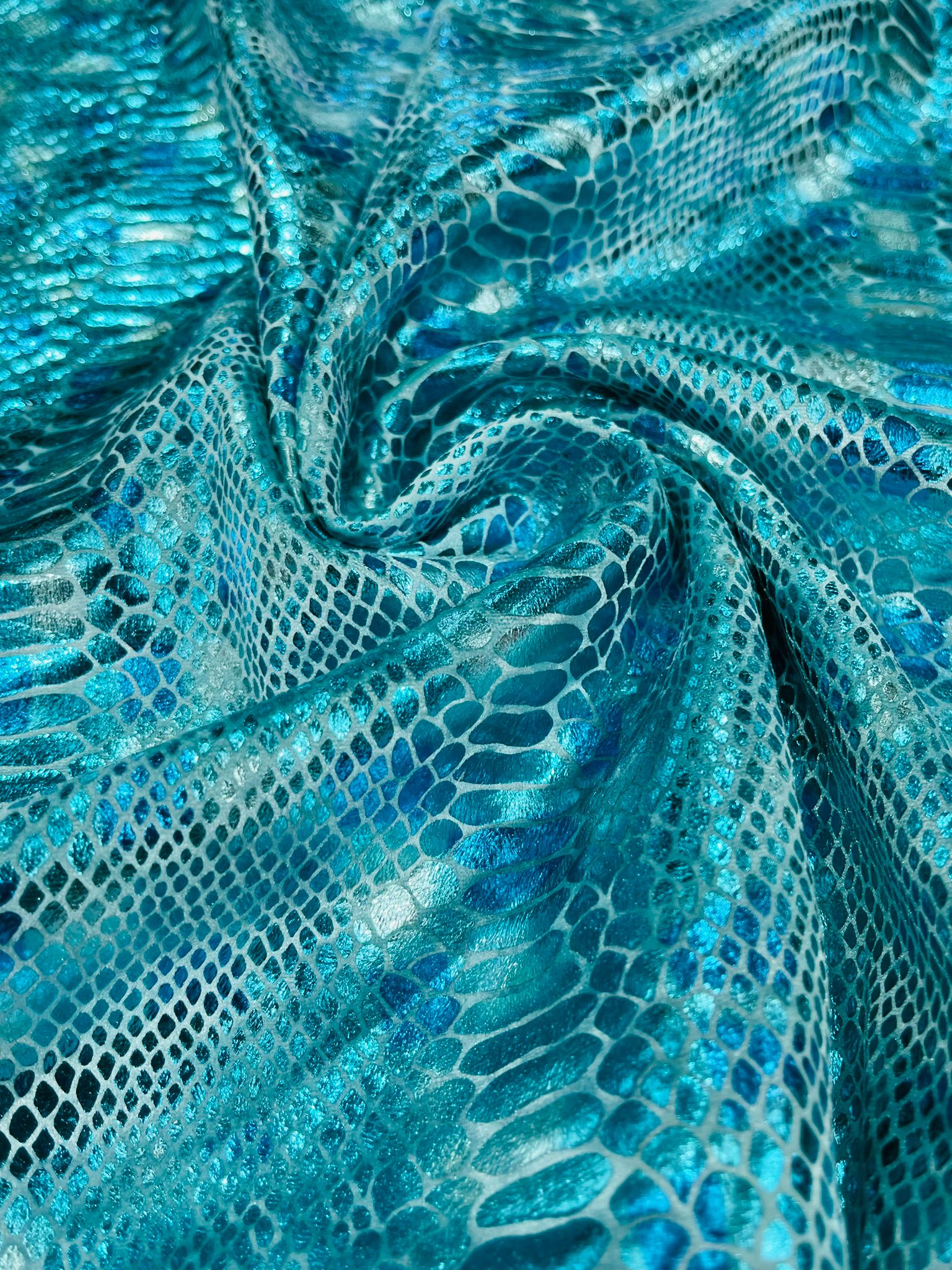 Snake foil stretch Velvet 58" Wide| New Creation Fabric & Foam. - New Creations Fabric & Foam Inc