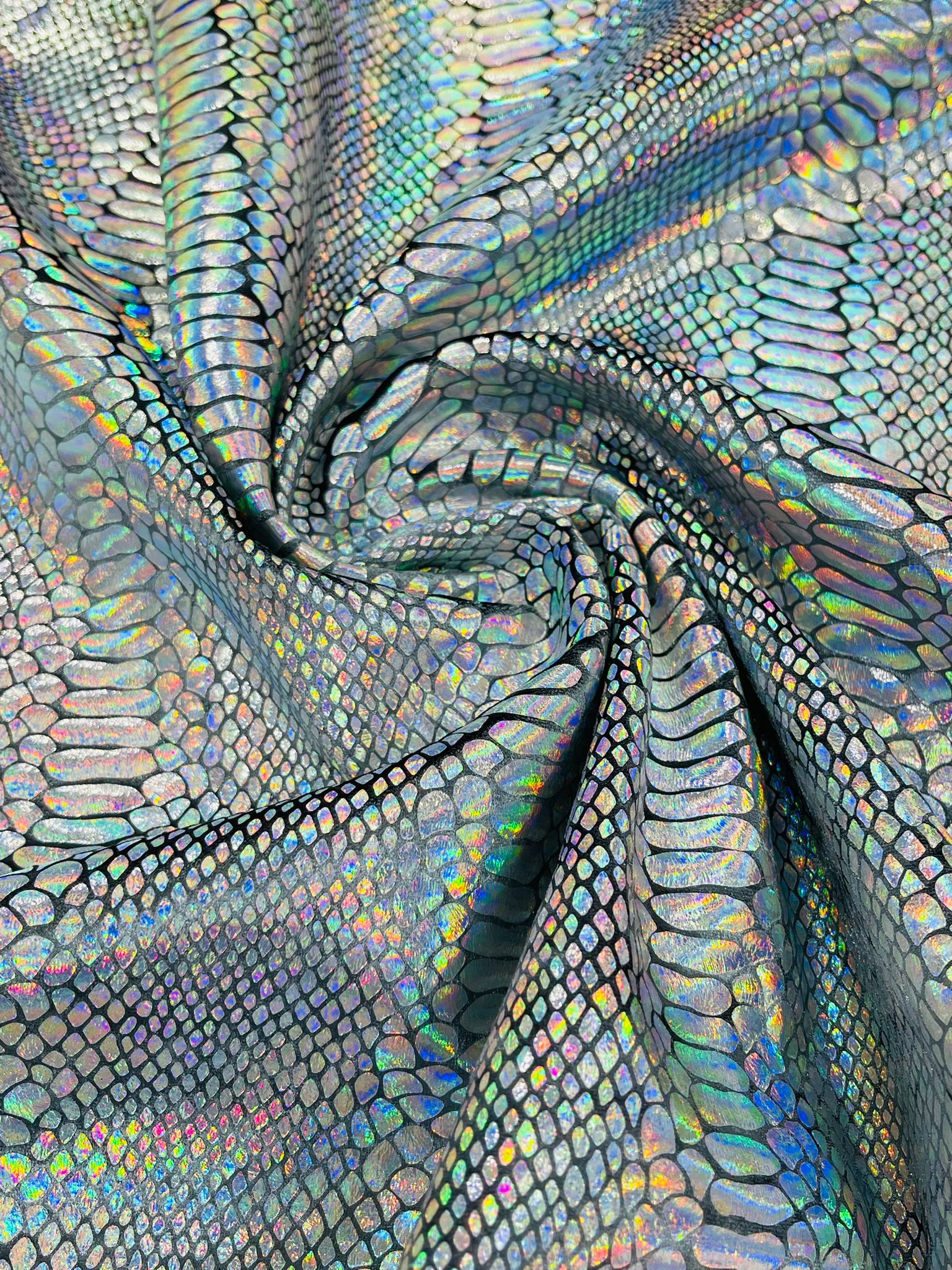 Snake foil stretch Velvet 58" Wide| New Creation Fabric & Foam. - New Creations Fabric & Foam Inc