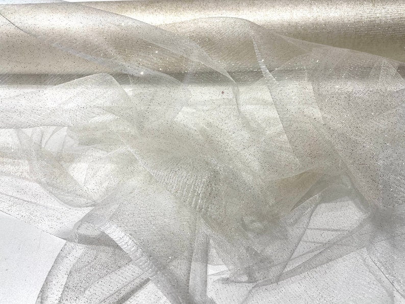 SPARKLE TULLE GLITTER (by the yard) - New Creations Fabric & Foam Inc