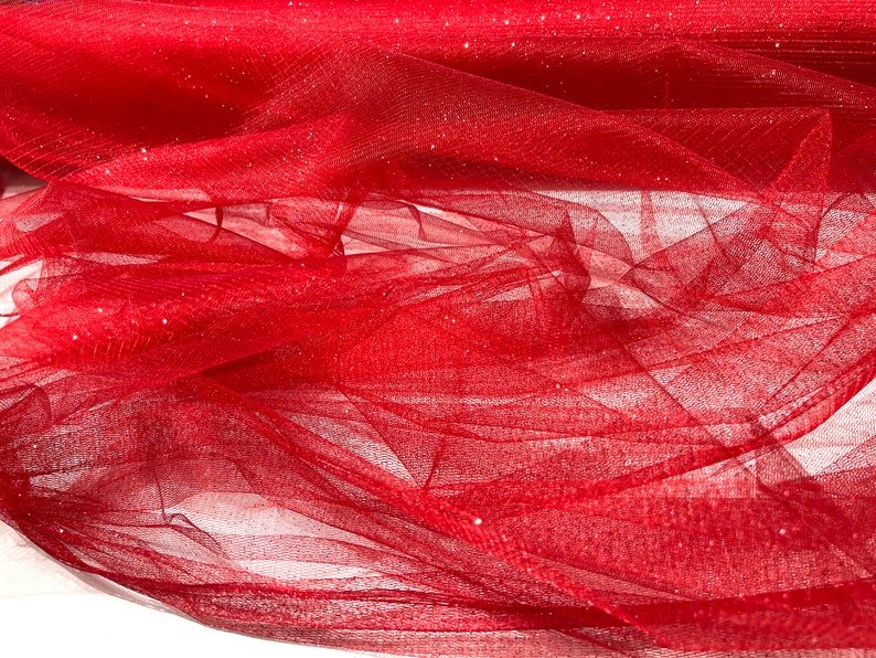 SPARKLE TULLE GLITTER (by the yard) - New Creations Fabric & Foam Inc