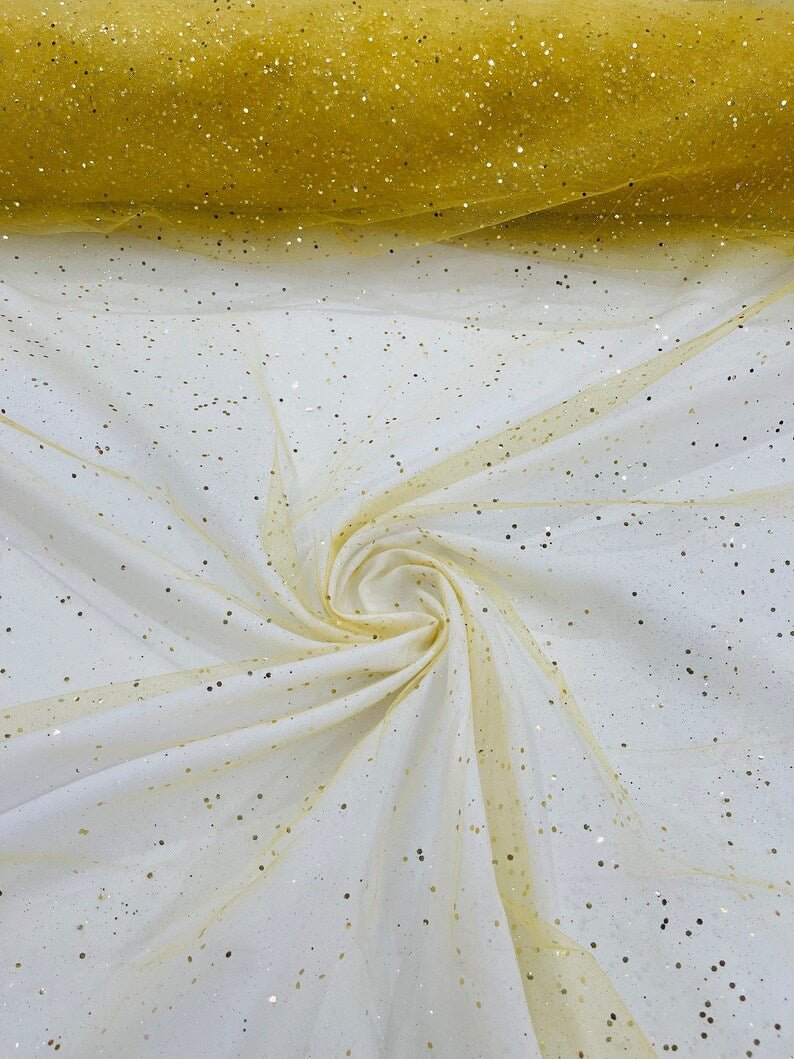 SPARKLE TULLE GLITTER SEQUIN (by the yard) - New Creations Fabric & Foam Inc