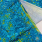Splatter Foil Paint Metallic Print on a 4 - way Stretch Tie Dye Nylon Spandex | New Creations Fabric & Foam Inc. - New Creations Fabric & Foam Inc