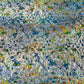 Splatter Foil Paint Metallic Print on a 4 - way Stretch Tie Dye Nylon Spandex | New Creations Fabric & Foam Inc. - New Creations Fabric & Foam Inc