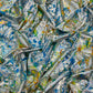 Splatter Foil Paint Metallic Print on a 4 - way Stretch Tie Dye Nylon Spandex | New Creations Fabric & Foam Inc. - New Creations Fabric & Foam Inc