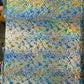 Splatter Foil Paint Metallic Print on a 4 - way Stretch Tie Dye Nylon Spandex | New Creations Fabric & Foam Inc. - New Creations Fabric & Foam Inc
