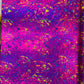 Splatter Foil Paint Metallic Print on a 4 - way Stretch Tie Dye Nylon Spandex | New Creations Fabric & Foam Inc. - New Creations Fabric & Foam Inc