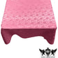 SQUARE TABLECLOTH ROSES JACQUARD SATIN (36" Inches x 36" Inches) - New Creations Fabric & Foam Inc