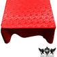 SQUARE TABLECLOTH ROSES JACQUARD SATIN (42" Inches x 42" Inches) - New Creations Fabric & Foam Inc