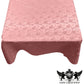 SQUARE TABLECLOTH ROSES JACQUARD SATIN (42" Inches x 42" Inches) - New Creations Fabric & Foam Inc