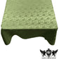 SQUARE TABLECLOTH ROSES JACQUARD SATIN (45" Inches x 45" Inches) - New Creations Fabric & Foam Inc
