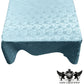 SQUARE TABLECLOTH ROSES JACQUARD SATIN (45" Inches x 45" Inches) - New Creations Fabric & Foam Inc
