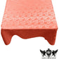 SQUARE TABLECLOTH ROSES JACQUARD SATIN (48" Inches x 48" Inches) - New Creations Fabric & Foam Inc