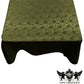 SQUARE TABLECLOTH ROSES JACQUARD SATIN (48" Inches x 48" Inches) - New Creations Fabric & Foam Inc