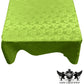 SQUARE TABLECLOTH ROSES JACQUARD SATIN (48" Inches x 48" Inches) - New Creations Fabric & Foam Inc