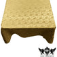 SQUARE TABLECLOTH ROSES JACQUARD SATIN (51" Inches x 51" Inches) - New Creations Fabric & Foam Inc
