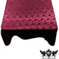 SQUARE TABLECLOTH ROSES JACQUARD SATIN (58" Inches x 58" Inches) - New Creations Fabric & Foam Inc