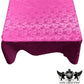 SQUARE TABLECLOTH ROSES JACQUARD SATIN (58" Inches x 58" Inches) - New Creations Fabric & Foam Inc