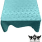 SQUARE TABLECLOTH ROSES JACQUARD SATIN (58" Inches x 58" Inches) - New Creations Fabric & Foam Inc