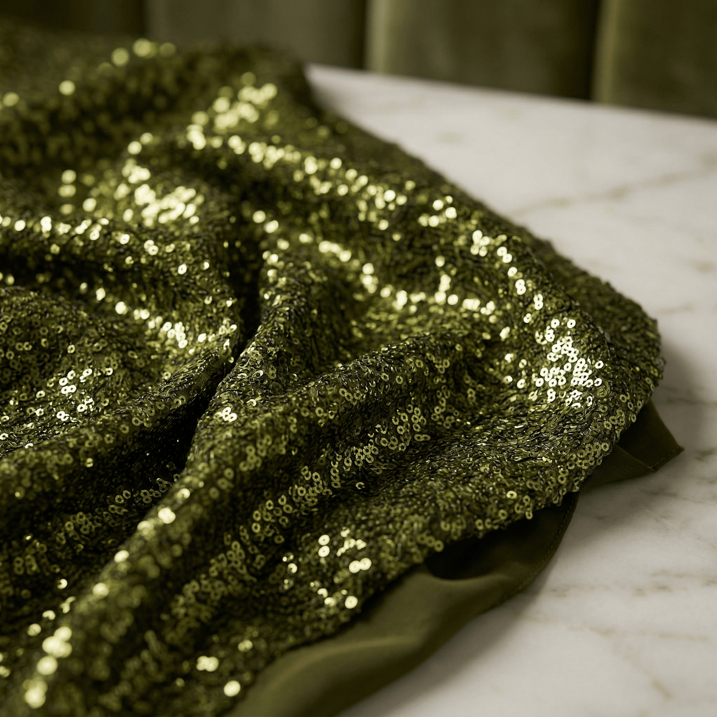 Stretch Metallic Sequin Lurex Fabric by the Yard 58” Wide – Shiny 2 Way Stretch Sequin Fabric for Dresses, Backdrops, Costumes & Event Decor - New Creations Fabric & Foam Inc