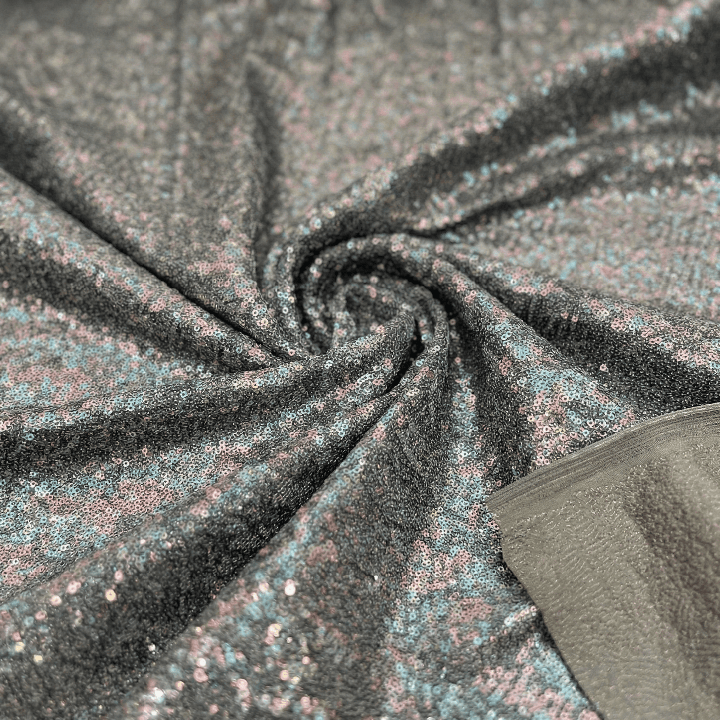 Stretch Metallic Sequin Lurex Fabric by the Yard 58” Wide – Shiny 2 Way Stretch Sequin Fabric for Dresses, Backdrops, Costumes & Event Decor - New Creations Fabric & Foam Inc