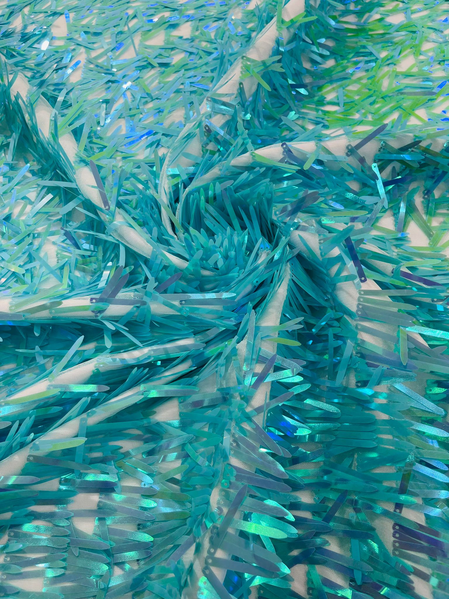 Sword Sequin Fabric 54” Wide| New Creations Fabric & Foam Inc. - New Creations Fabric & Foam Inc