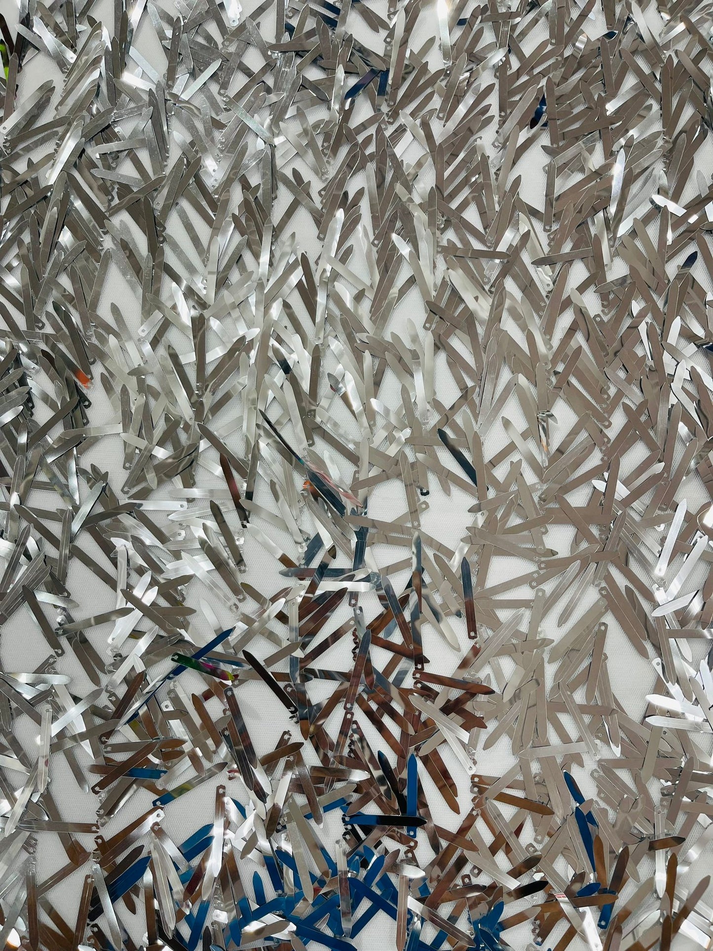 Sword Sequin Fabric 54” Wide| New Creations Fabric & Foam Inc. - New Creations Fabric & Foam Inc