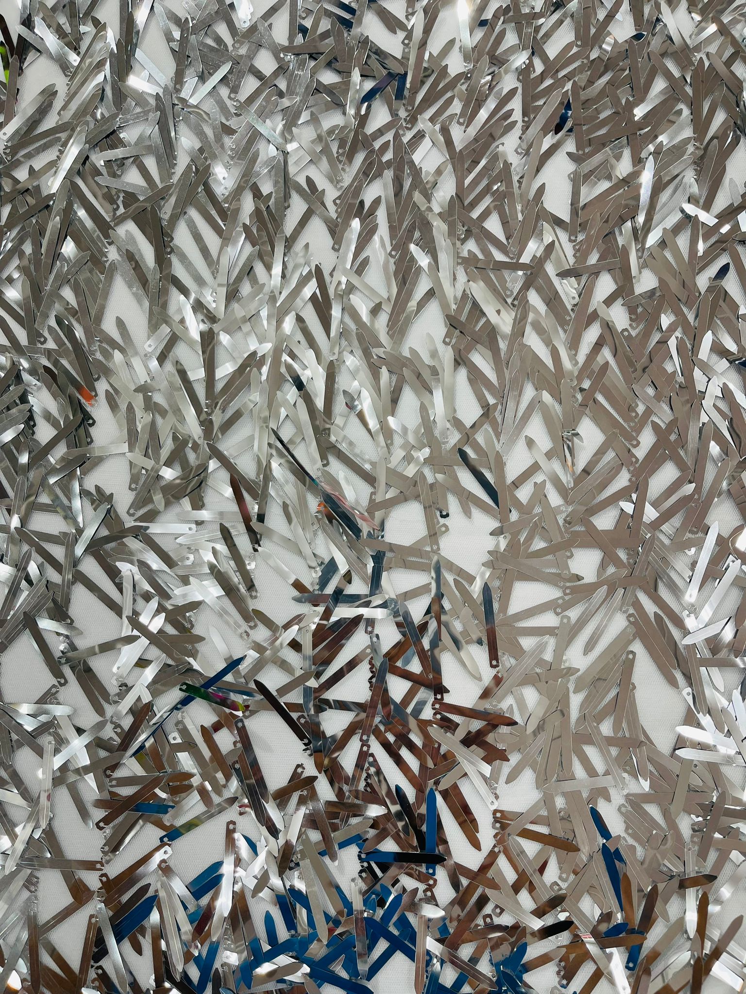 Sword Sequin Fabric 54” Wide| New Creations Fabric & Foam Inc. - New Creations Fabric & Foam Inc