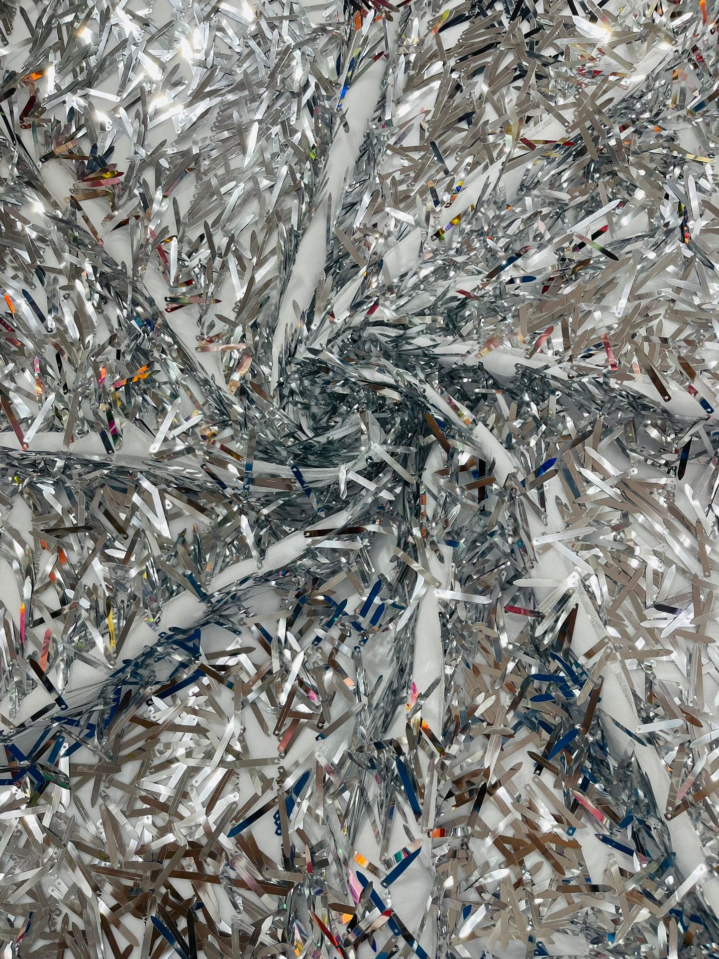 Sword Sequin Fabric 54” Wide| New Creations Fabric & Foam Inc. - New Creations Fabric & Foam Inc