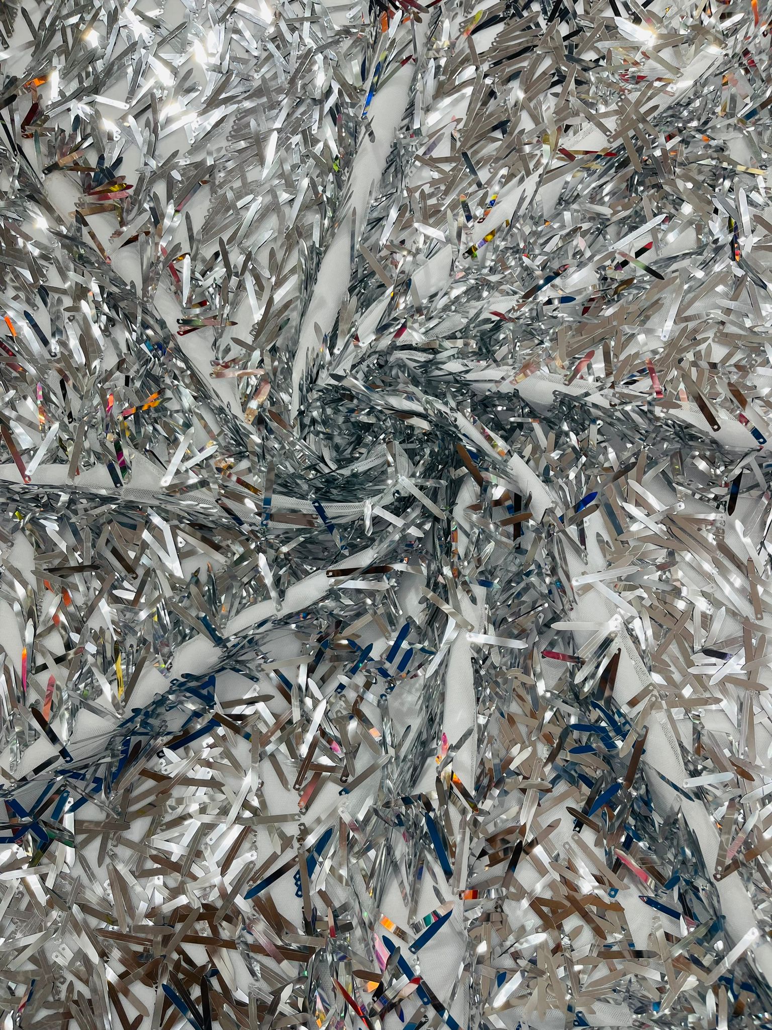 Sword Sequin Fabric 54” Wide| New Creations Fabric & Foam Inc. - New Creations Fabric & Foam Inc