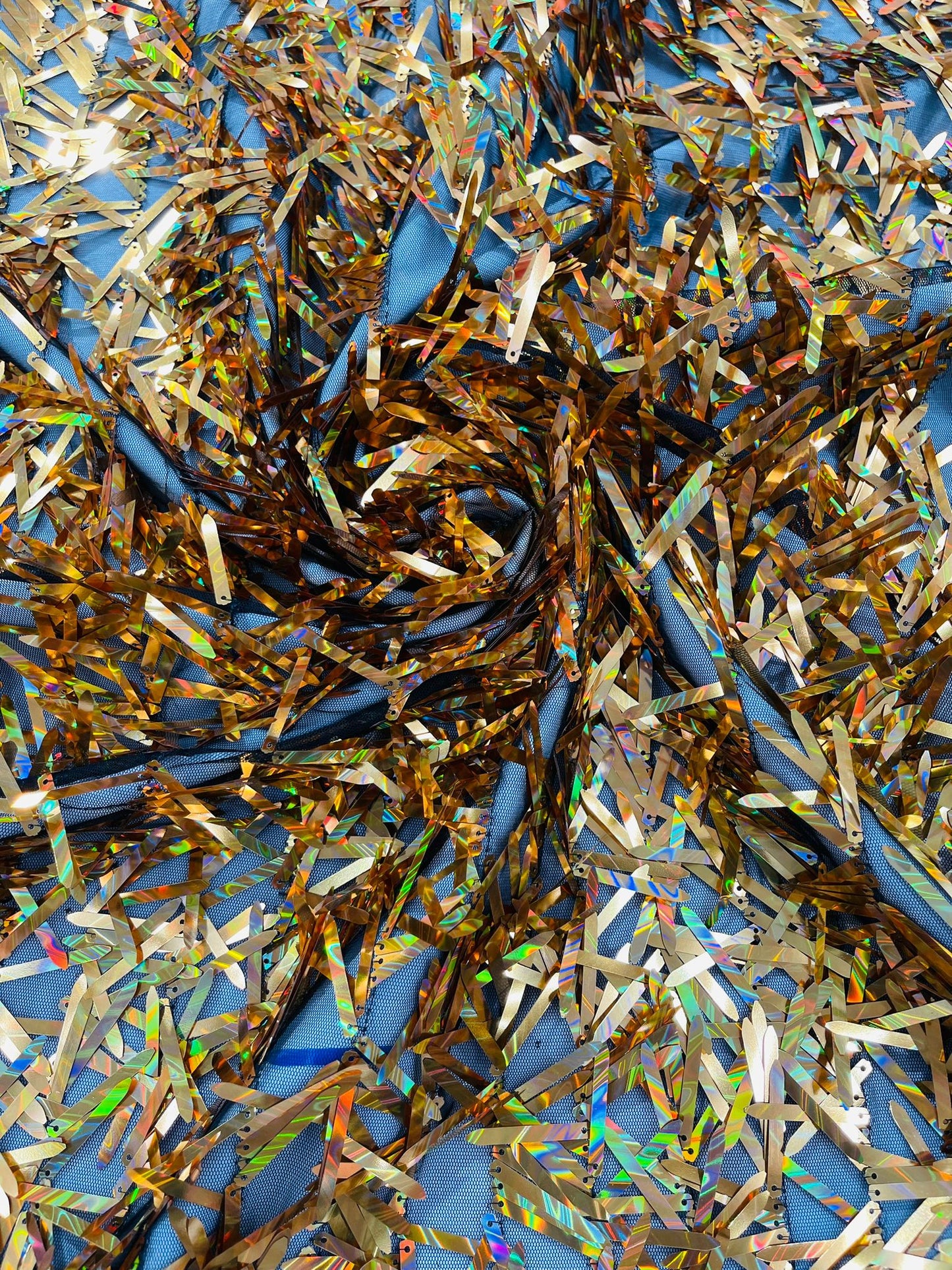 Sword Sequin Fabric 54” Wide| New Creations Fabric & Foam Inc. - New Creations Fabric & Foam Inc