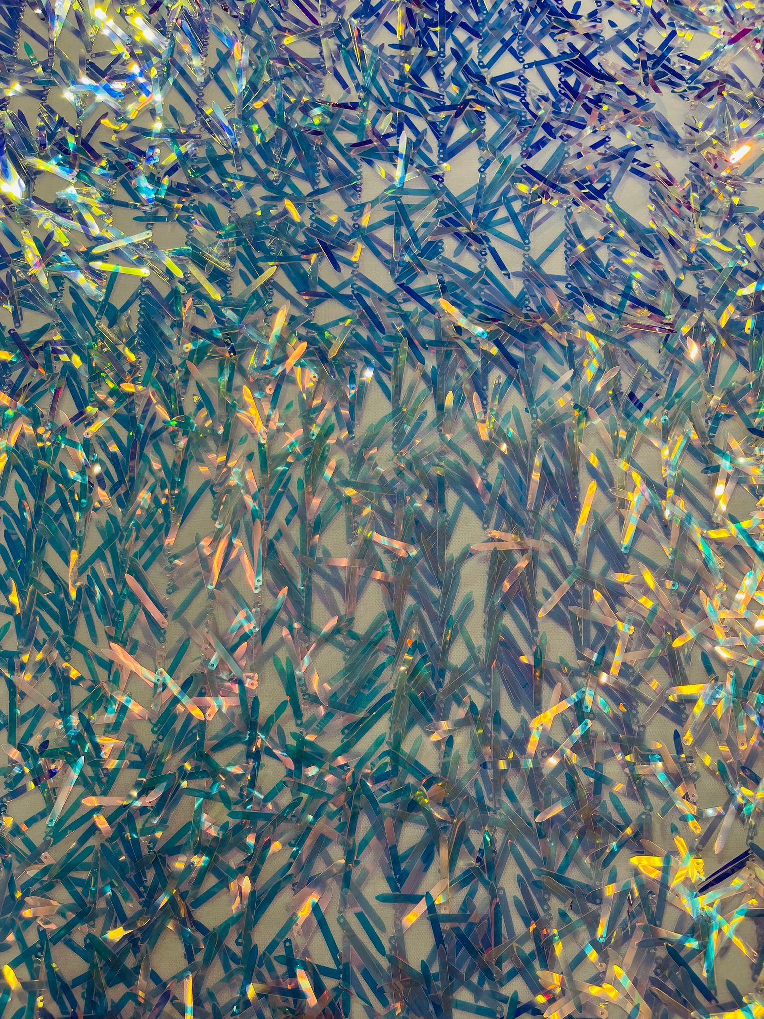 Sword Sequin Fabric 54” Wide| New Creations Fabric & Foam Inc. - New Creations Fabric & Foam Inc