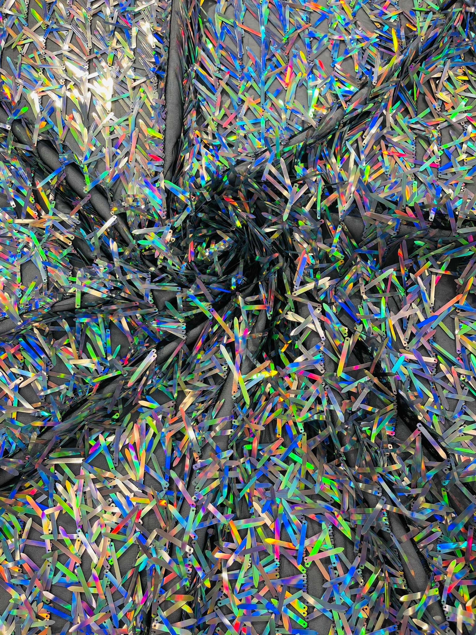 Sword Sequin Fabric 54” Wide| New Creations Fabric & Foam Inc. - New Creations Fabric & Foam Inc