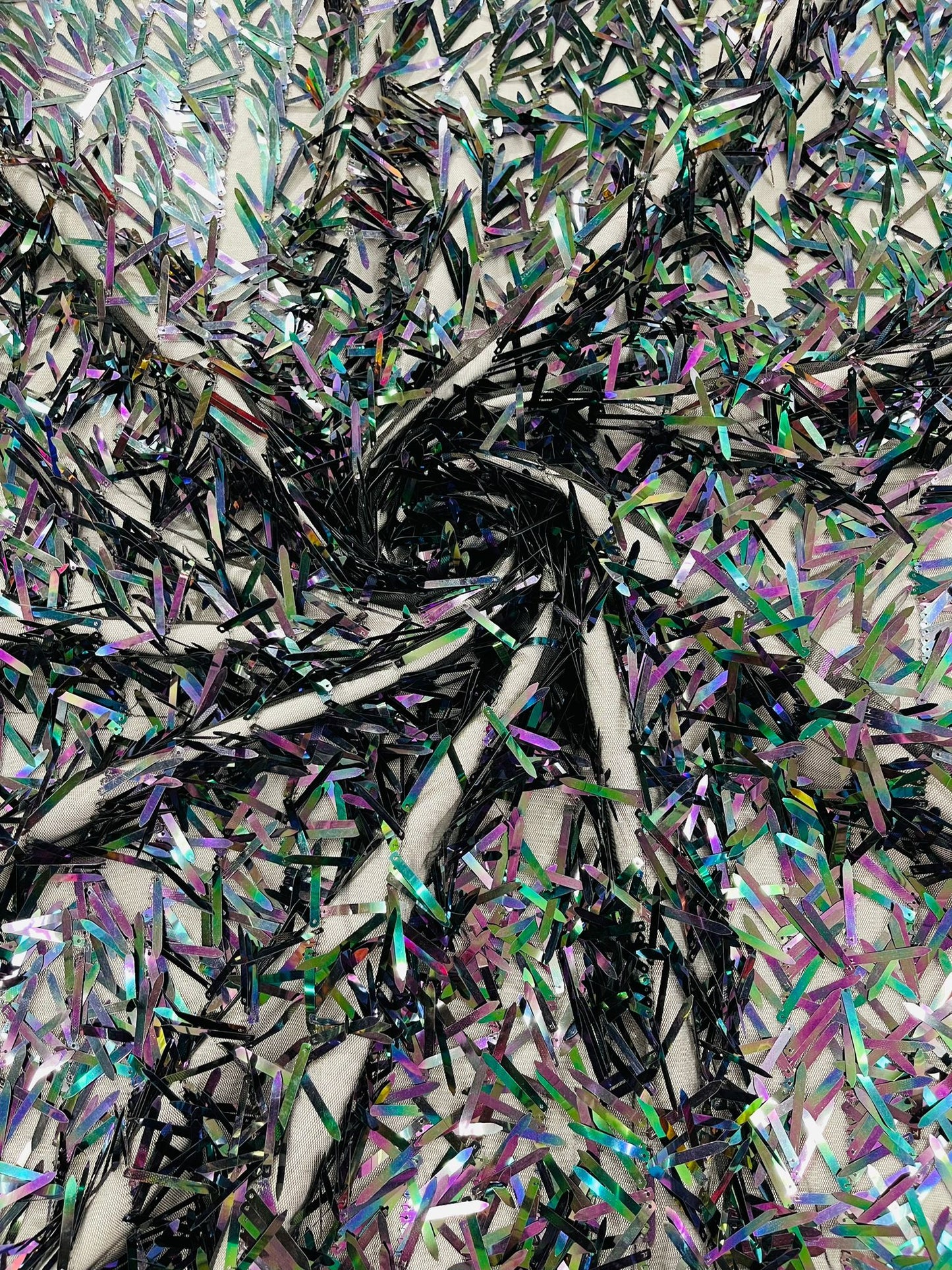 Sword Sequin Fabric 54” Wide| New Creations Fabric & Foam Inc. - New Creations Fabric & Foam Inc