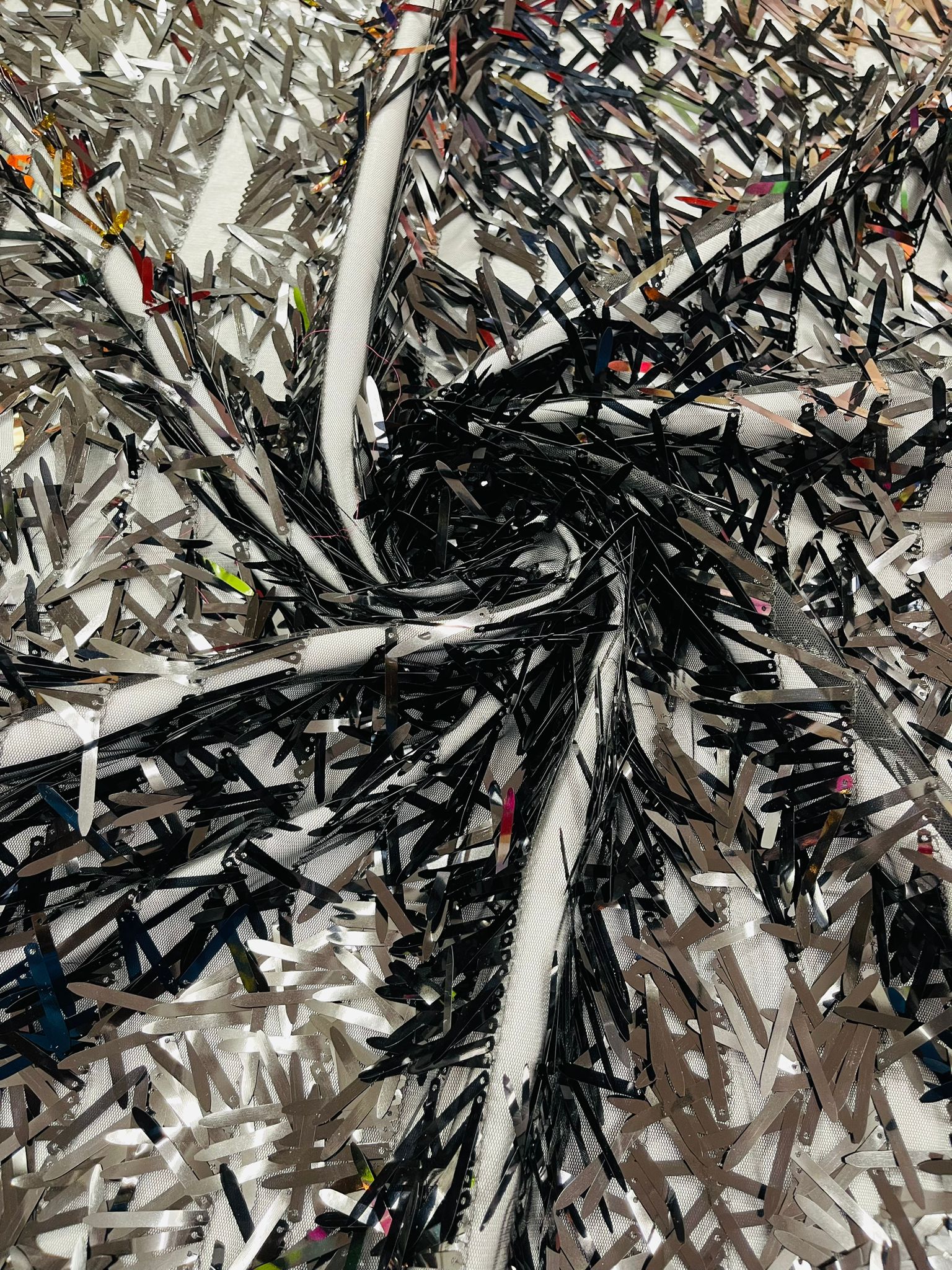 Sword Sequin Fabric 54” Wide| New Creations Fabric & Foam Inc. - New Creations Fabric & Foam Inc