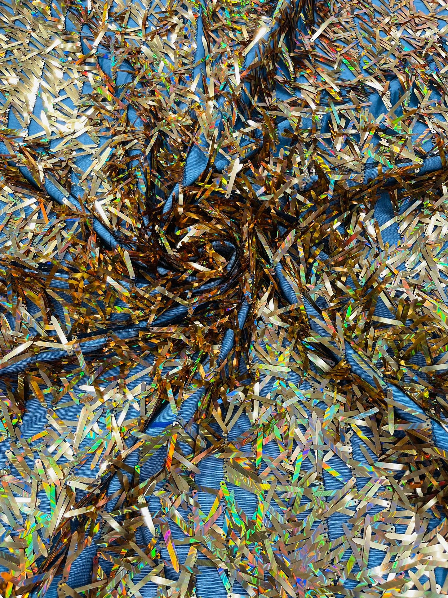 Sword Sequin Fabric 54” Wide| New Creations Fabric & Foam Inc. - New Creations Fabric & Foam Inc