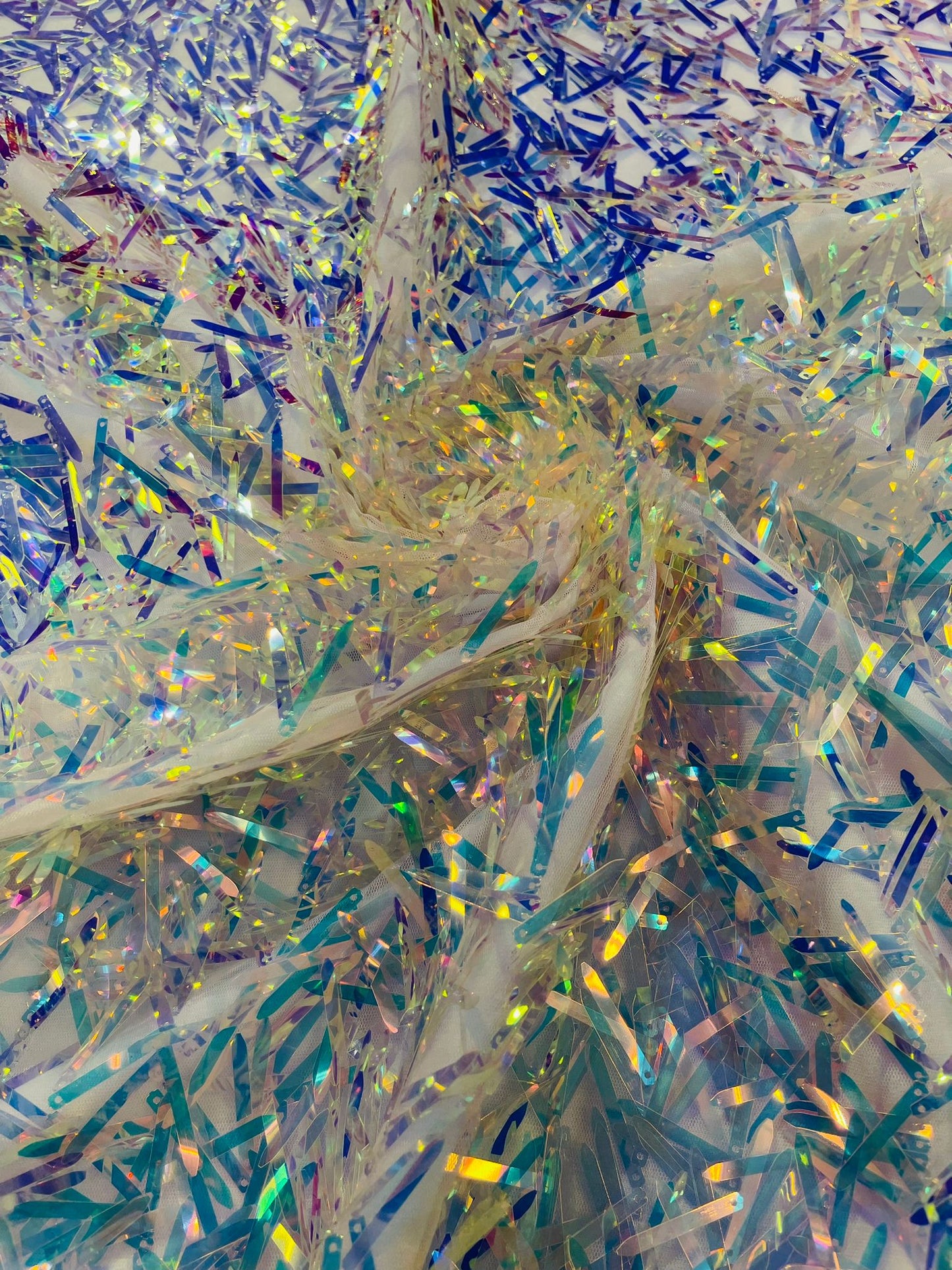 Sword Sequin Fabric 54” Wide| New Creations Fabric & Foam Inc. - New Creations Fabric & Foam Inc