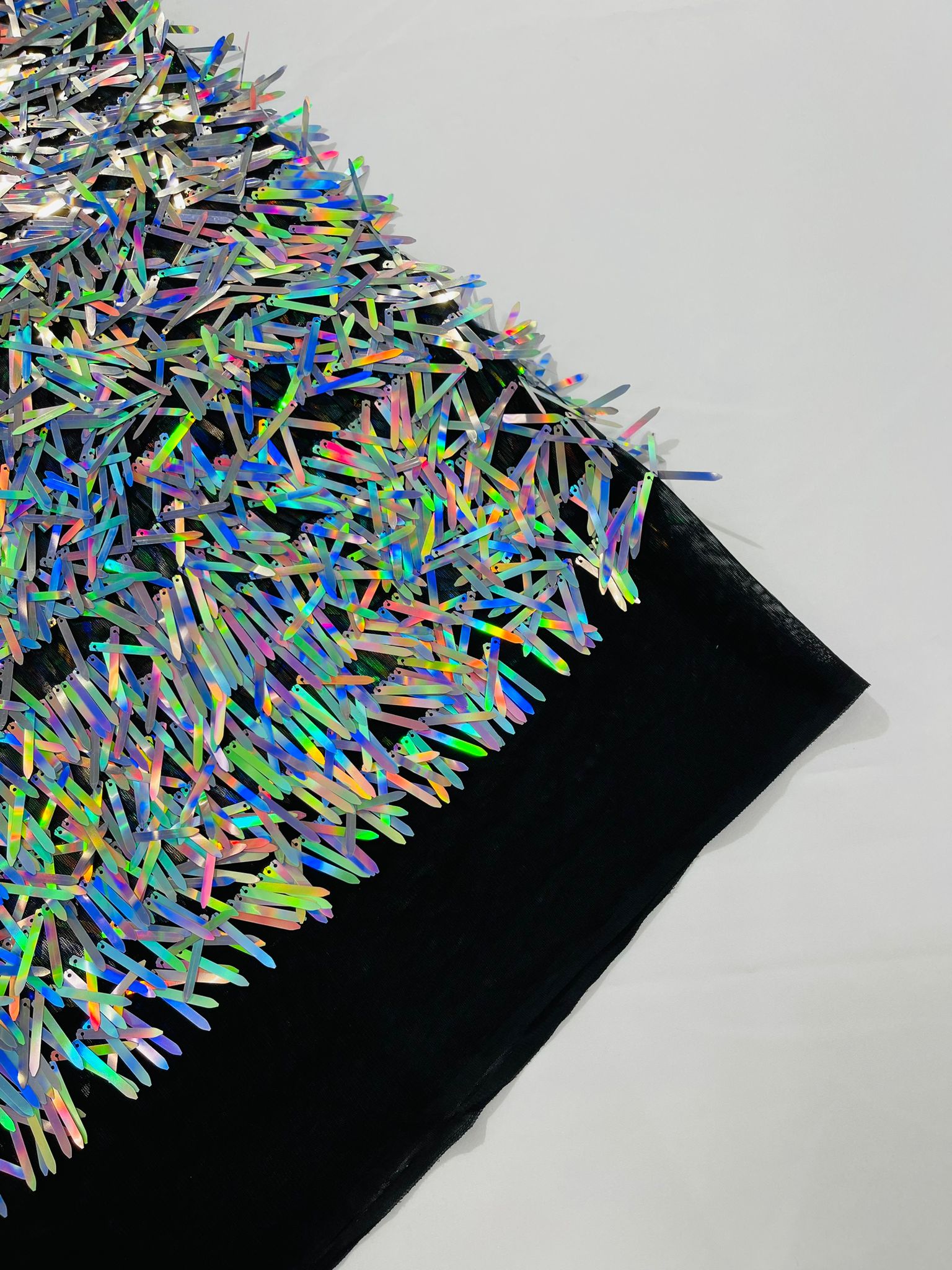 Sword Sequin Fabric 54” Wide| New Creations Fabric & Foam Inc. - New Creations Fabric & Foam Inc