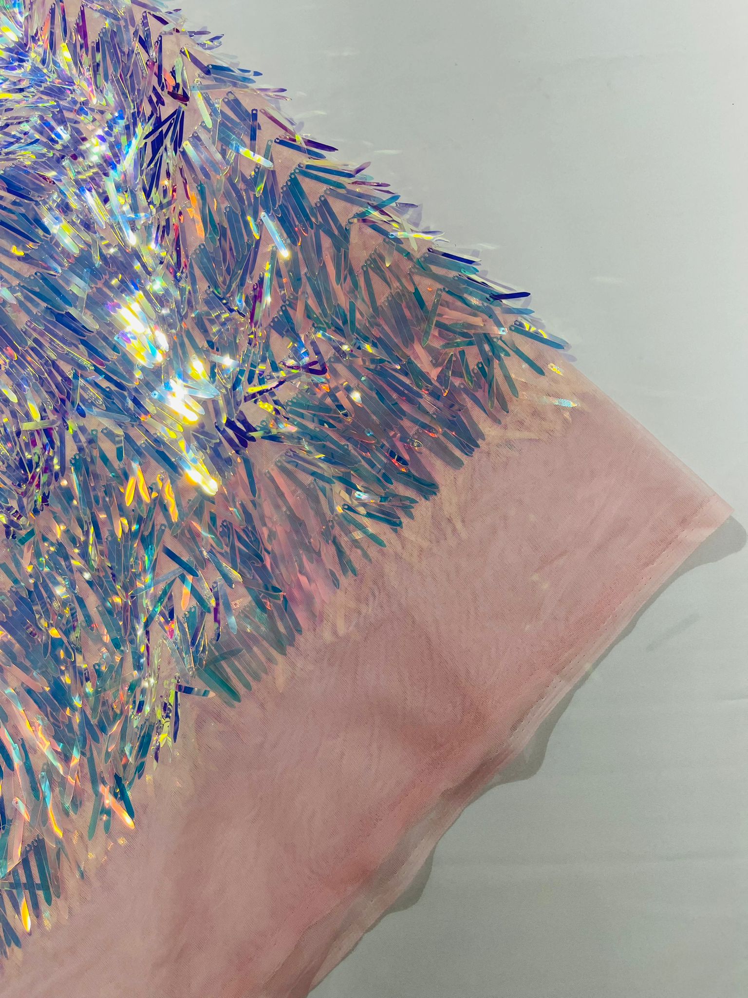 Sword Sequin Fabric 54” Wide| New Creations Fabric & Foam Inc. - New Creations Fabric & Foam Inc