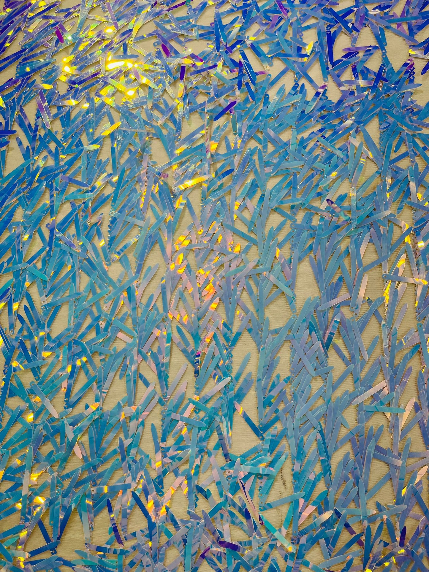 Sword Sequin Fabric 54” Wide| New Creations Fabric & Foam Inc. - New Creations Fabric & Foam Inc